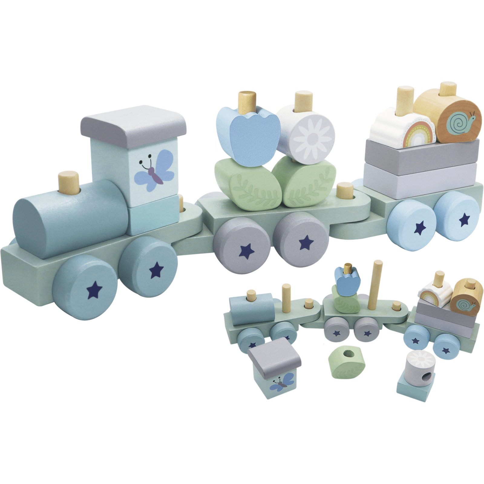Tren de Madera de Juguete