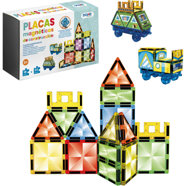 Bloques de Construcción Magnéticos (18 Piezas)
