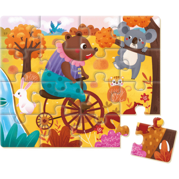 Puzzle Progresivo Infantil 16 Piezas - Animales