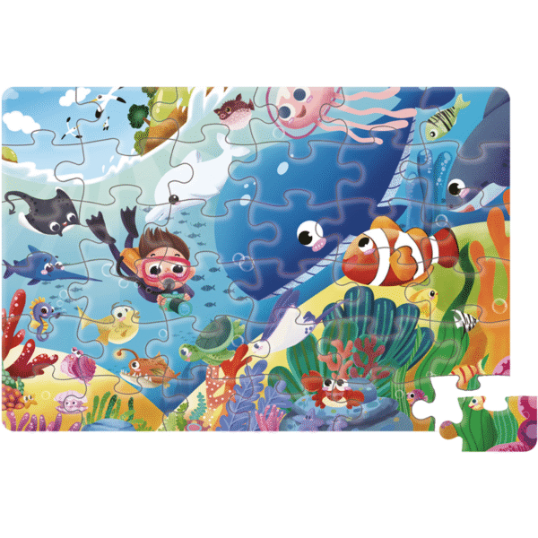 Puzzle Progresivo Infantil 36 Piezas - Ocean World
