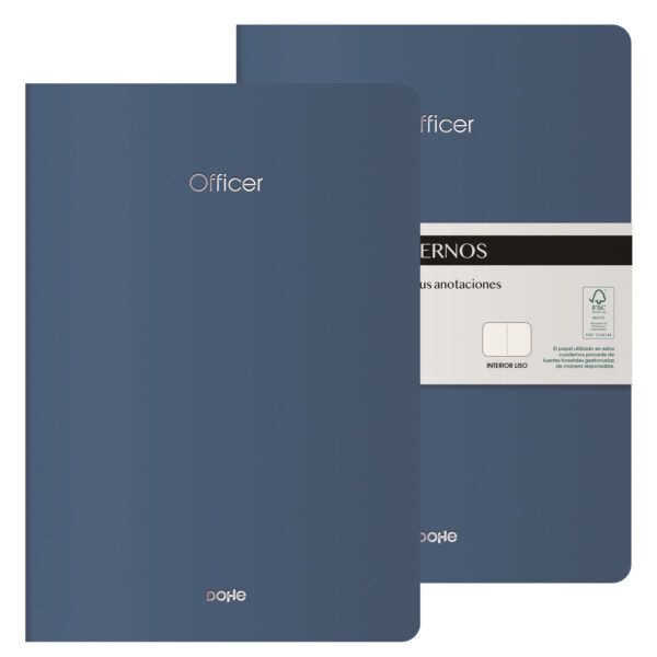 Quadern A4 cosit Pack 2 u - BLAU NIT