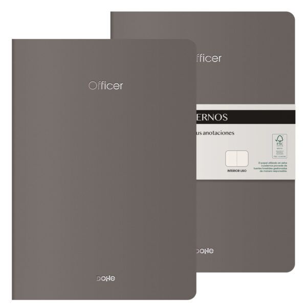 Quadern A4 cosit Pack 2 u - GRIS