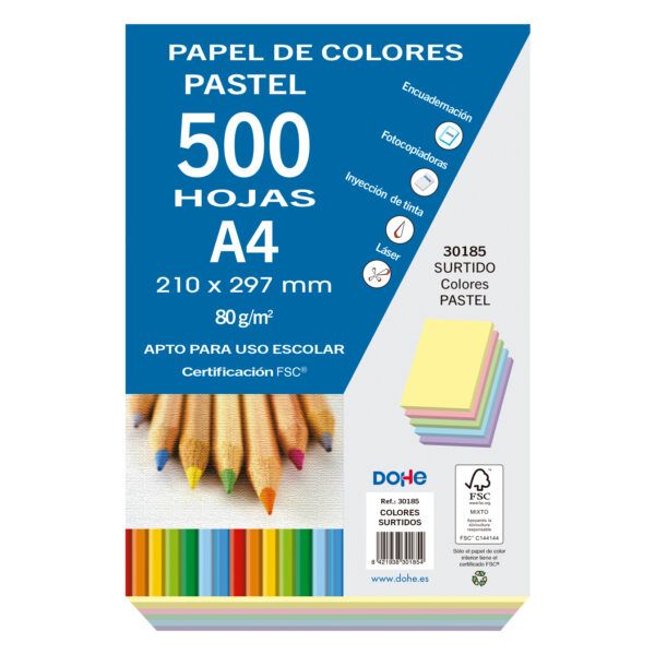 A4 - 210 x 297 - Surtidos - Pastel