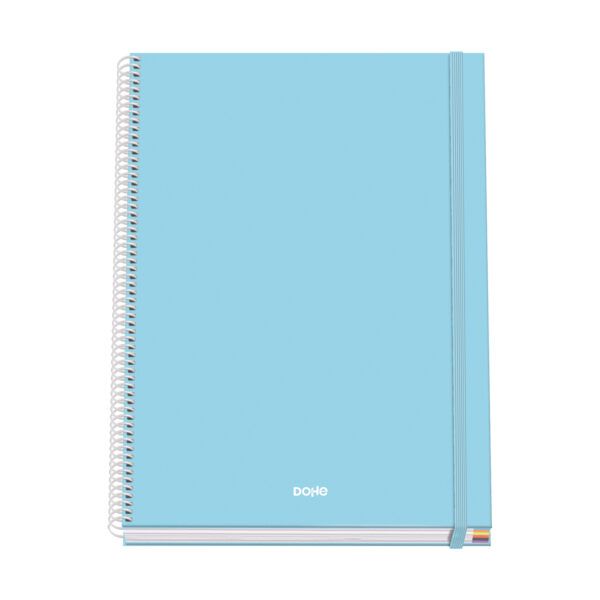 Cuaderno espiral Tapa dura 100 hojas - AZUL - A4