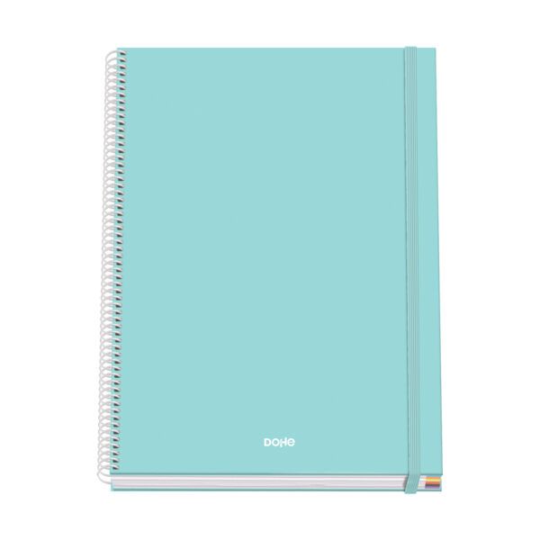 Cuaderno espiral Tapa dura 100 hojas - VERDE - A4