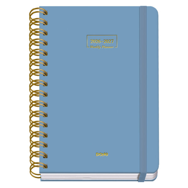Agenda Escolar Wire'o Semana Vista - AZUL - A5