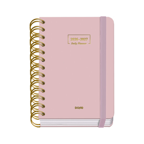 Agenda Escolar Wire'o Día Página - ROSA - A6