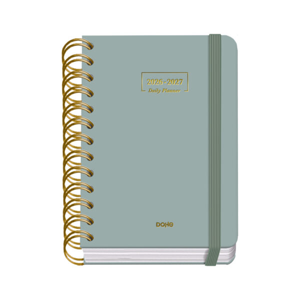 Agenda Escolar Wire'o Día Página - VERDE - A6