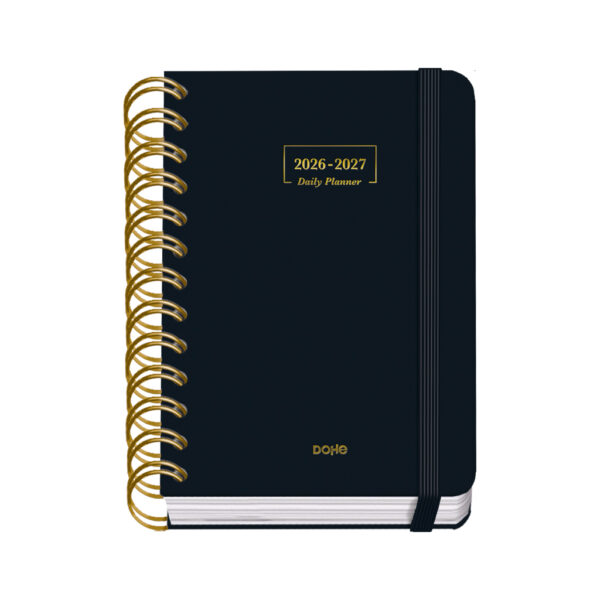 Agenda Escolar Wire'o Día Página - NEGRO - A6