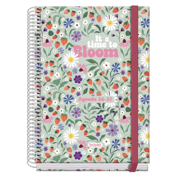 Agenda Escolar Espiral Setmana Vista - BLOOM - A5