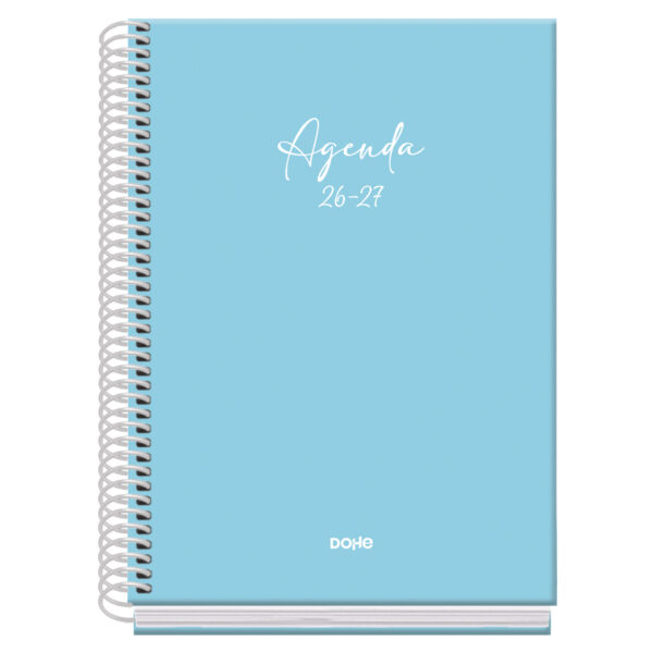 Agenda Escolar Espiral Semana Vista - AZUL - A5