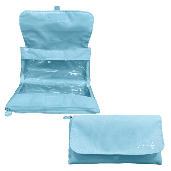 Portatodo DOBLE con solapa - AZUL - 1 u