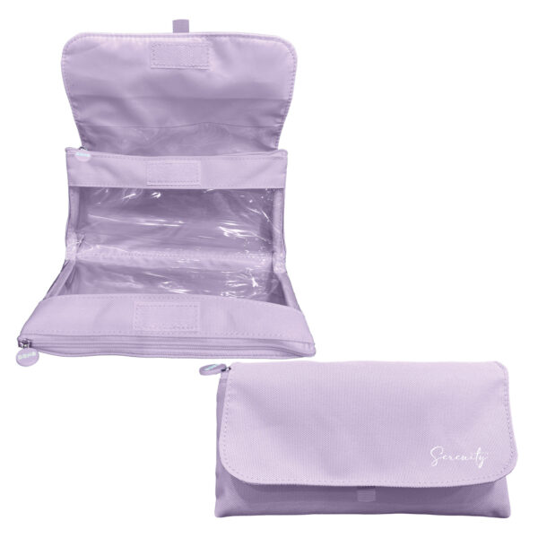 Portatodo DOBLE con solapa - MORADO - 1 u
