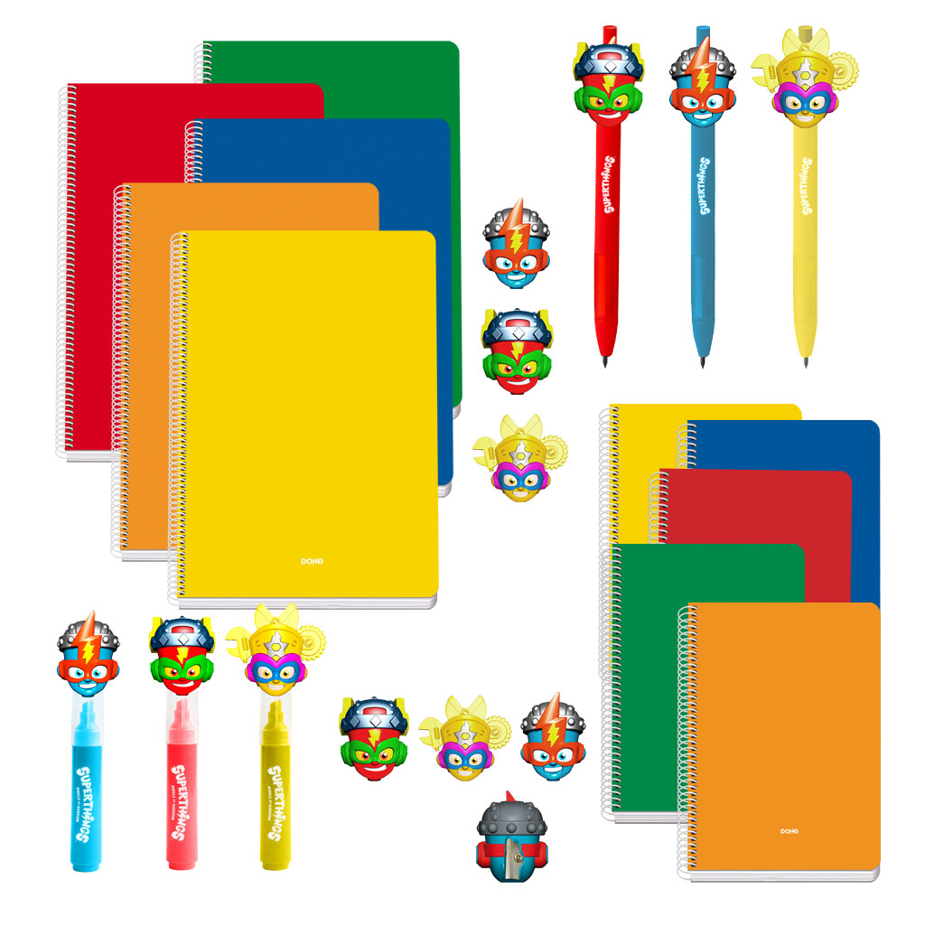 Contenido del Pack Superthings
