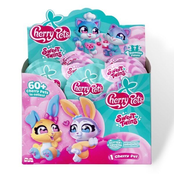 Cherry Pets - Pack One  Sweet Twins - Expositor de 24 unidades