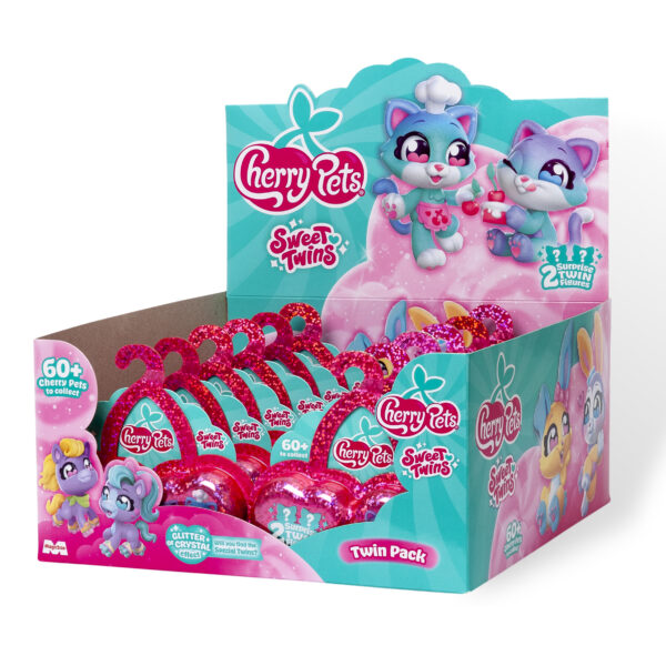 Cherry Pets - Pack Doble Sweet Twins - Expositor de 12 unidades
